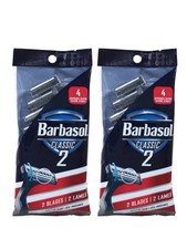 2 Pack - Barbasol Classic 2 Disposable Razors...