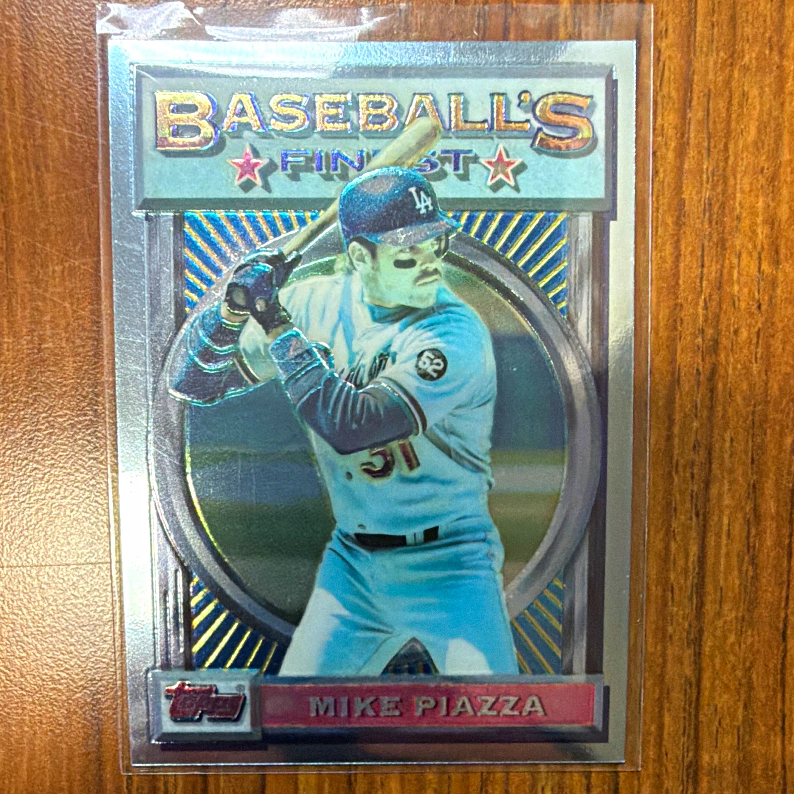 Topps 1993 Finest Baseball's Finest Mike Piazza Los Angeles Dodgers #199