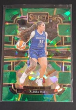 2024 Panini Select WNBA - Concourse Alissa Pili #34 Green Ice Prizm (RC)