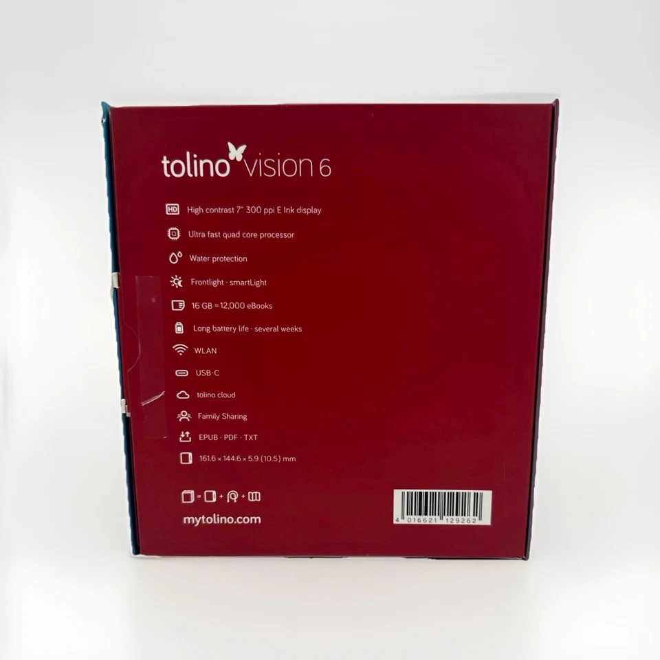 tolino® vision 6 – 6“ eReader, wasserfest, SmartLight, 8 GB Speicher - Bild 4 von 4