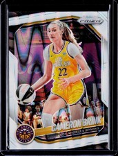 2025 Panini Prizm WNBA - Cameron Brink #87 White Seismic Prizm JC0044