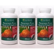 Trunature PROSTATE PLUS HEALTH COMPLEX - Pack of 3 Saw Palmetto with Zinc