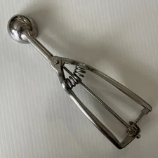 Vintage INOX Stainless Steel Melon Baller Cookie Dough Ice Cream Scoop 1 1/4 in