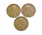 1941-PDS Set Circ Lincoln Wheat Cents - 3 Great Collector Coins-c7193xux