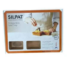 Silpat Nonstick Perfect Silicone Mini Loaf Pan Plaque - Mini Loaf Tray. New