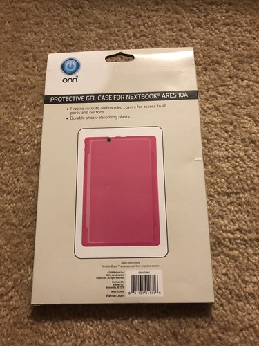 Nextbook Ares 10a Protective Gel Tablet Case Pink NEW Original package - Picture 2 of 2