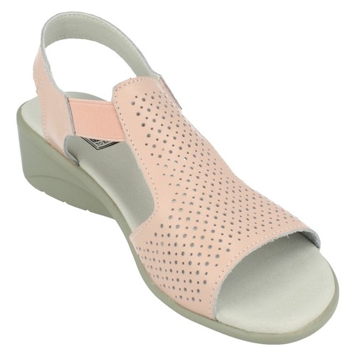 Donna Down To Earth Tacco con Zeppa Slip On Casual Sandali Estivi F1R0879 - Foto 28 di 40
