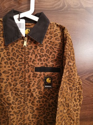 carhartt leopard jacket