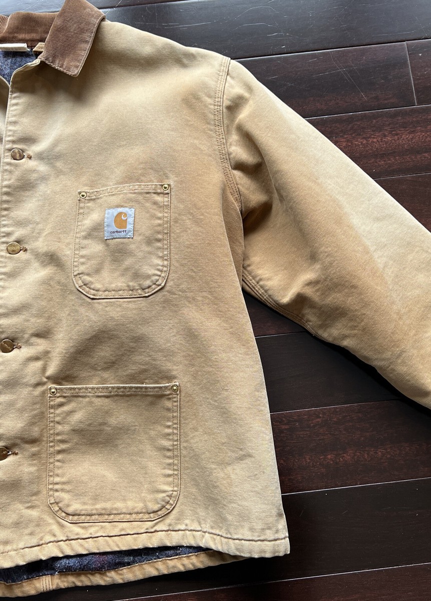 Carhartt Blanket Lined Chore Barn Duck Coat Work Jacket Carhartt Blanket Lined Chore Barn Duck Coat Work Jacket