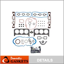 Fits 96-06 Chevrolet GMC Isuzu Oldsmobile 4.3 Vortec OHV Full Gasket Set VIN W X