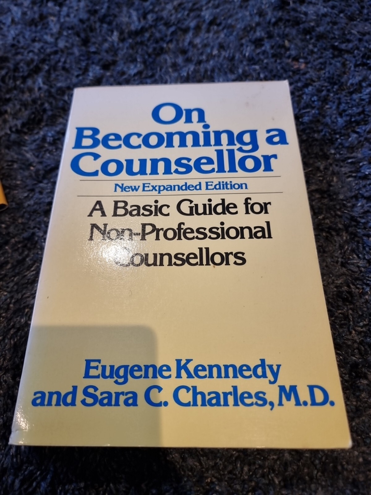 On Becoming a Counsellor: A Basic Guide for Non-professional Counsellors by Sara