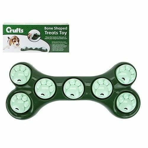 Crufts Bone Shaped Treats Puzzle Toy