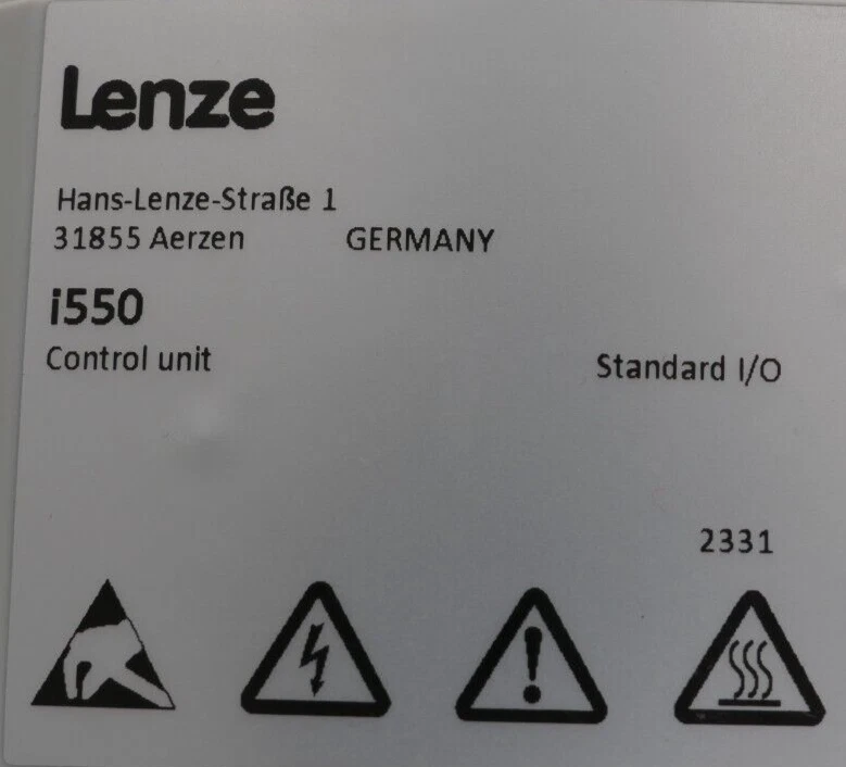 Lenze i550 Control Unit I5CA5002000VA0000S | 16064350 - Image 2 of 3