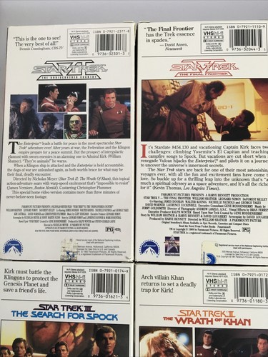 Star Trek - The Movie Collection (VHS, 6-Tape Set) D3 - Picture 9 of 12