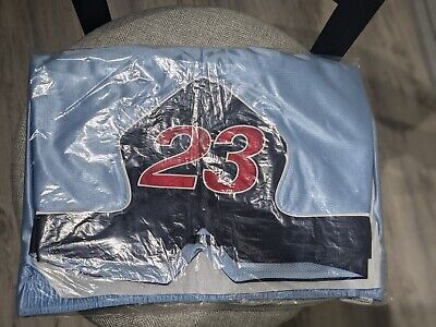 SUPREME X JORDAN WARM UP SHORT Light Blue Short Size Large SUPREME X JORDAN WARM UP SHORT Light Blue Short Size Large