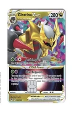 Giratina VSTAR Pokemon Credit Card Skin / Decal Sticker NEW 131/196 Small Chip