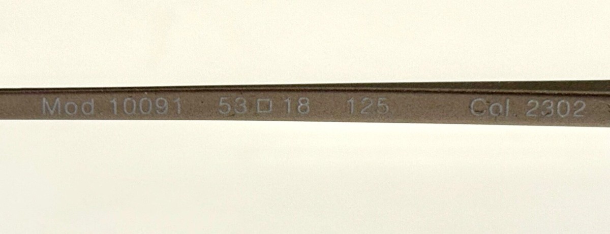 Vintage Look Occhiali 10091 Italian Optical Frame 53-18-125, Great
