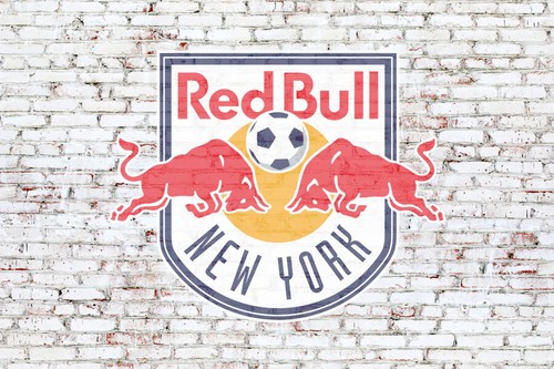 New York Red Bulls on Brick Wall Sign MLS Major League Soccer POSTER CANVAS - Picture 2 of 7