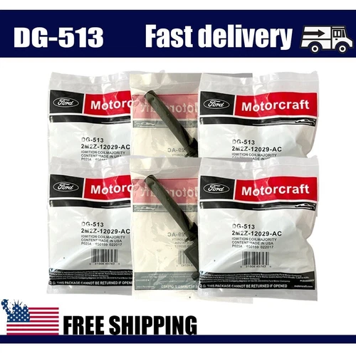6PCS GENUINE Ignition Coil DG513 & 6PCS Spark Plug SP493 For Ford Escape 3.0L V6 - Picture 3 of 7
