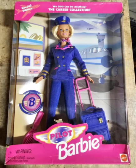 We Girls Can Do Anything Career Collection Pilot Barbie Special Edition