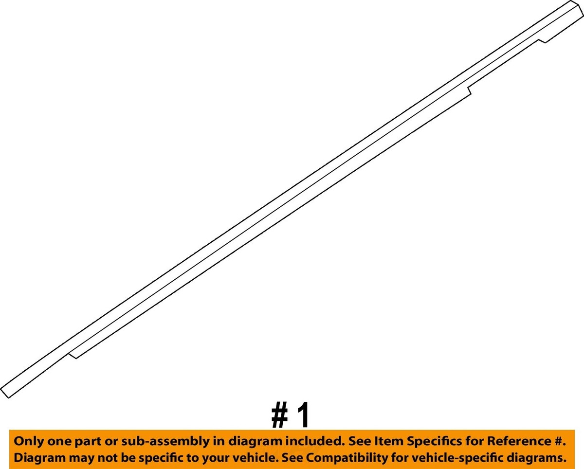 MAZDA OEM 16-21 CX-3 Rear Door Exterior Trim-Belt Molding
