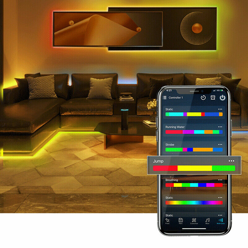 DC5-24V WIFI LED Controller+28keys Remote for WS2812B 2811 RGB ...