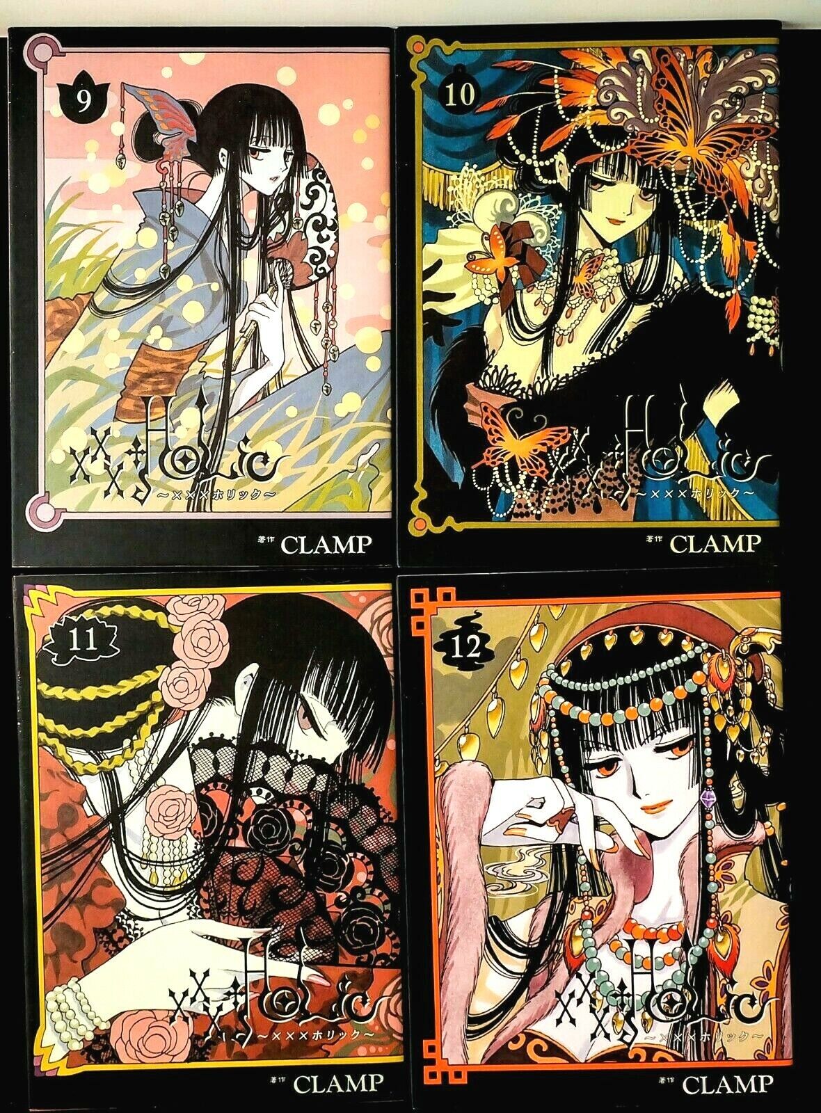 Clamp xxxholic manga volumes 9-12 XXX Holic Kodansha 1st Edition