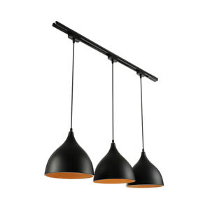 Industrial Kitchen Pendant Light Vintage 3 Light Track Lighting Ceiling Fixture Ebay