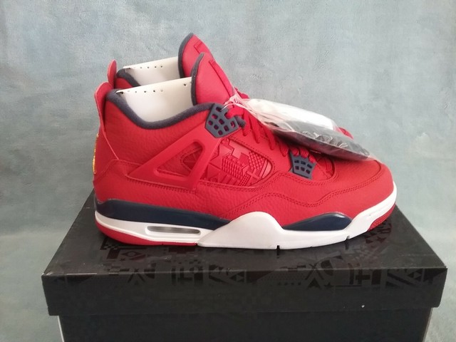 retro 4 gym red obsidian white metallic gold