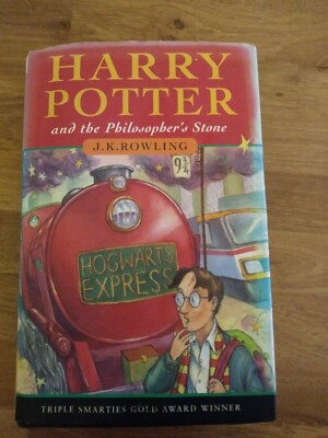Harry Potter the Philosopher's Stone & Deathly Hallows 1st Edition Hardback