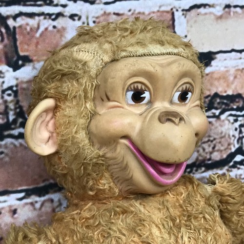 Vintage Rubber Face Plush Monkey Bim Zippy 18" AS-IS - Picture 3 of 24