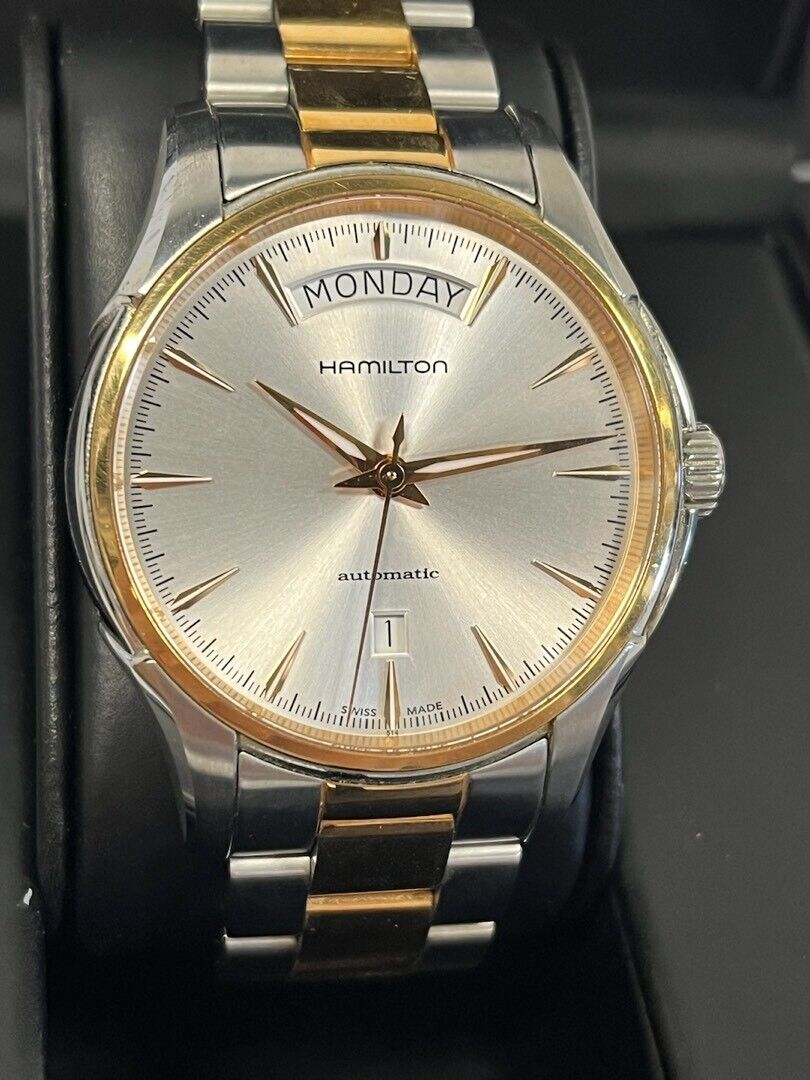 Hamilton Jazzmaster Daydate Automatic Watch Two Tone H325950 Hamilton Jazzmaster Daydate Automatic Watch Two Tone H325950