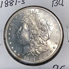 1881-S Silver Morgan Dollar BU