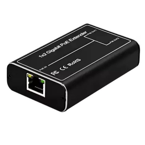 1 to 2 POE Extender IEEE802.3af/at 1000mbps DC44V-55V 100meter Transmission - 第 2/17 張圖片