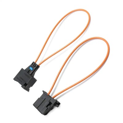 2Pcs MOST System Diagnostic Kit Fiber Optic Loop Bypass Male & Female Plug Φ1.0
