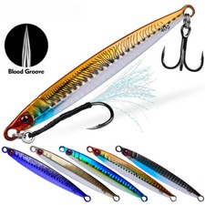 5PCS 3D Printed Fast Sinking Jigging Bait Lifelike Saltwater Mackerel 14G-40G