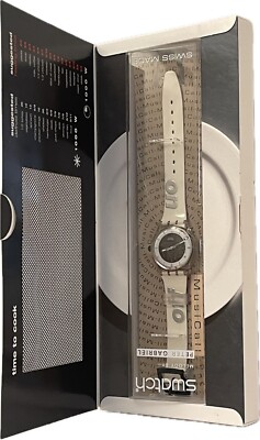 Vintage Swatch Watch Peter Gabriel 