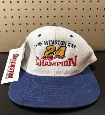 NEW VINTAGE 1995 Jeff Gordon Winston Cup Champion Snapback Hat Nutmeg Mills Cap