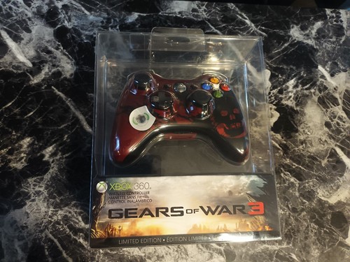 Gears of War 3 Limited Edition Xbox 360 Controller New Sealed Excellent - Picture 2 of 10