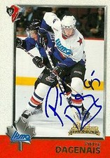 Pierre Dagenais autographed Hockey Card (Rouyn-Noranda) 1998 Bowman Rookie #100