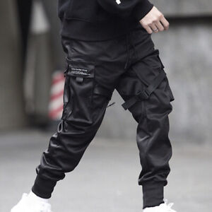 1x Men Slim Sweatpant Hip Hop Harem Cargo Tactical Overalls Pencil Pants Fashion | eBay