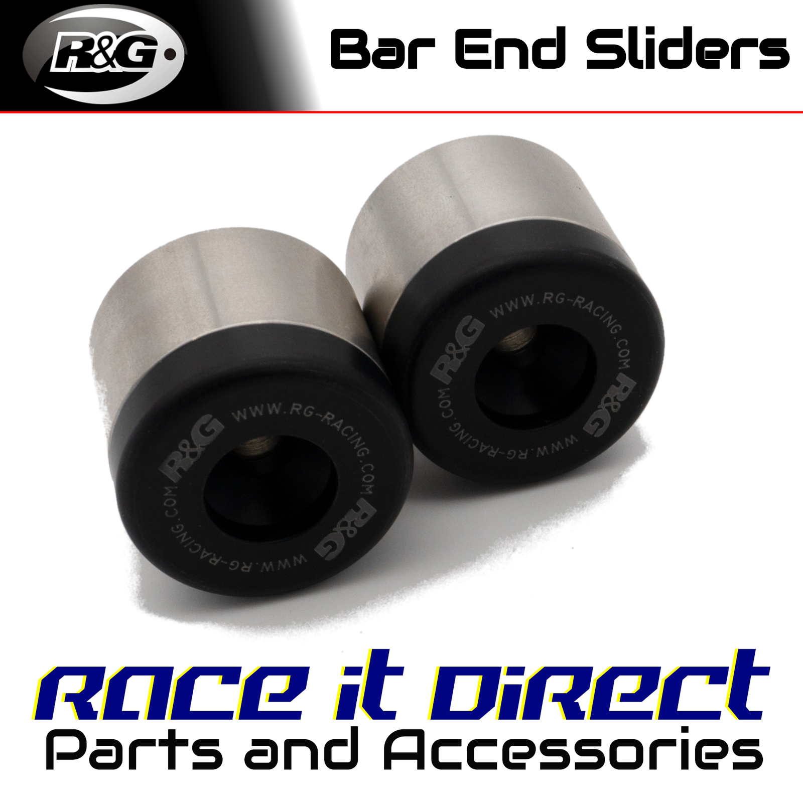 R&G - BE0188BK - Bar End Sliders