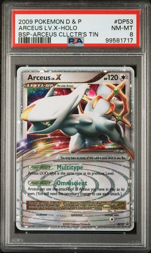 Arceus LV.X graded PSA 8 for sale on eBay
