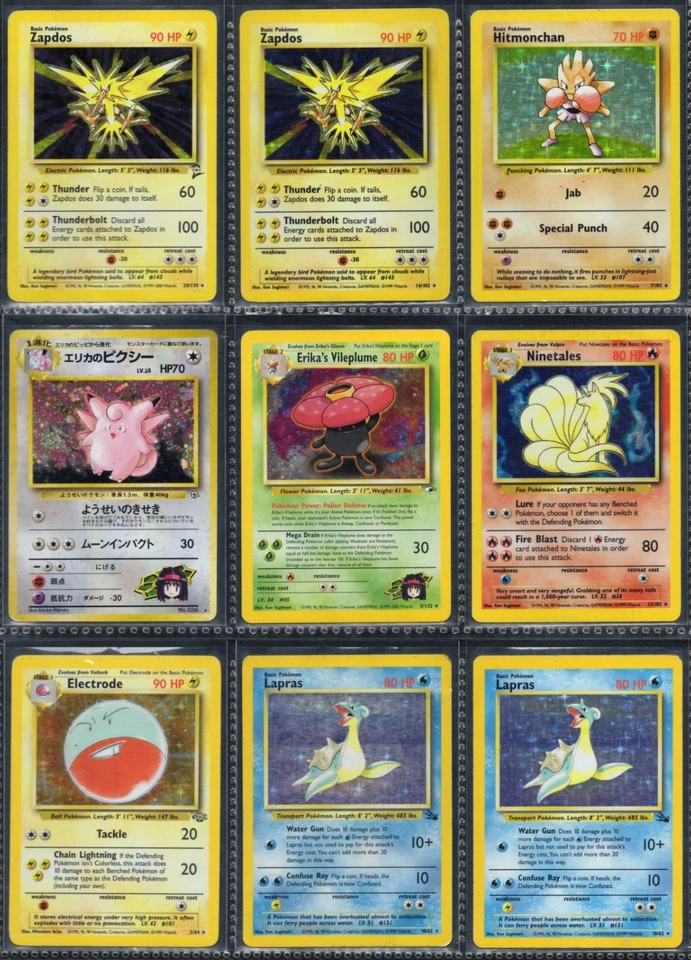 👹Lot of 54 Vintage Pokemon Collection Lot Dark Charizard & more! DAMAGED - Image 4 of 4