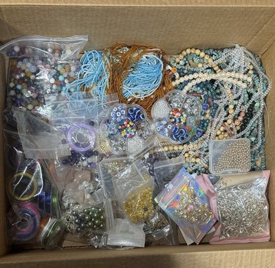Lot Of Jewelry  Making Crafting, 1.5 Crystal mixed beads 