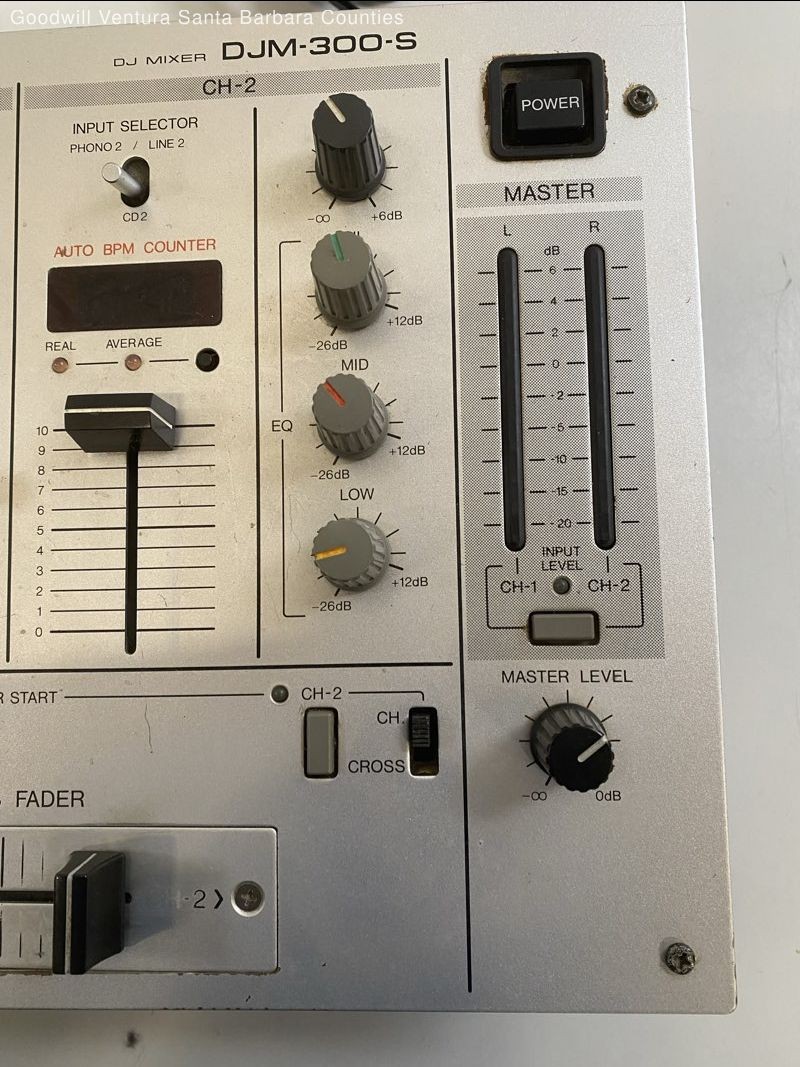 Pioneer DJ Mixer DJM-300-S - Parts or Repair | eBay