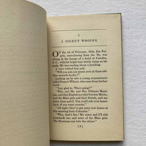 Vintage Two Forsyte Interludes John Galsworthy 1928 Hardcover Classic Fiction - Picture 10 of 13