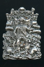 1.04 OZT THE CAPTAIN CODA  All-chips / Barrely Living /Coda 999 Fine Silver Pour