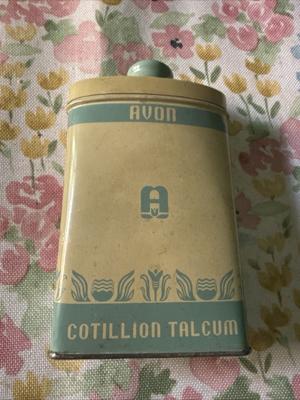 Vintage Avon Cotillion Talcum  2.75 oz.