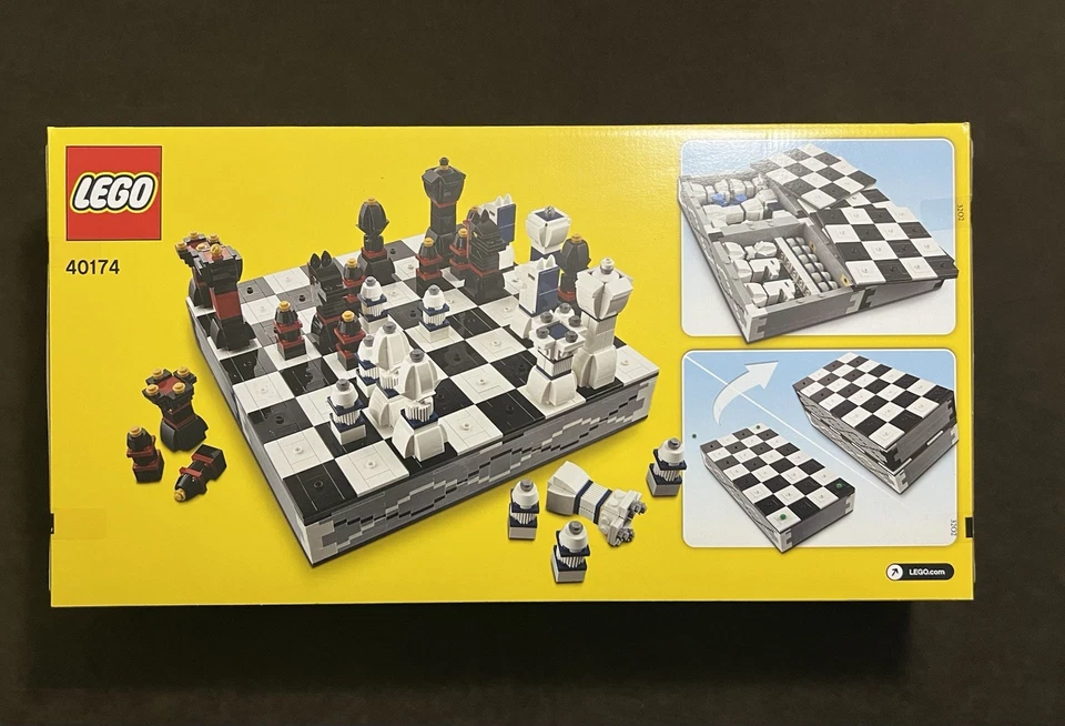 LEGO Iconic Chess Set 40174 2 in 1 Checkers Retired NEW - Image 2 of 4